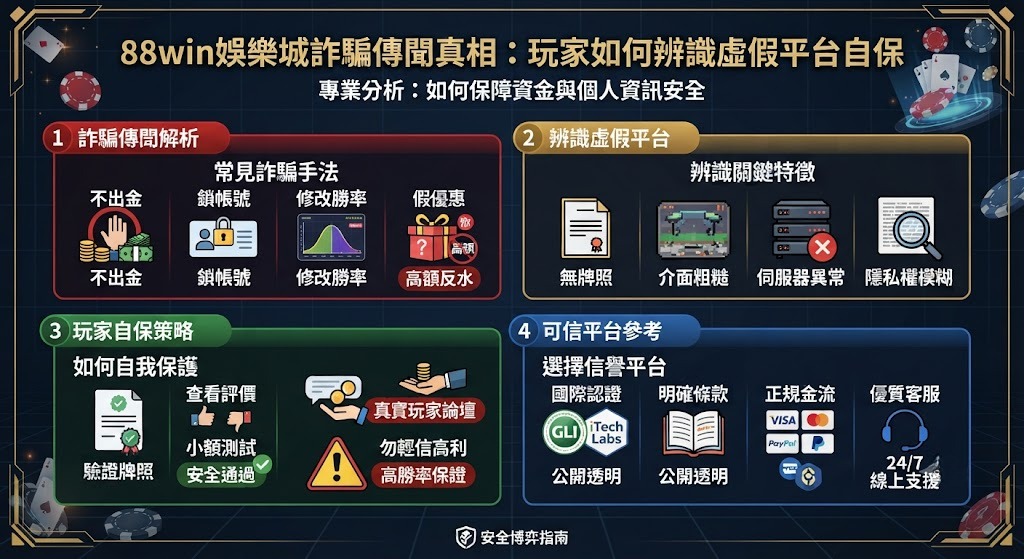 玩家如何辨識虛假平台自保